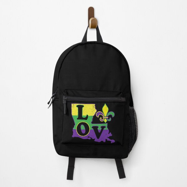 Item preview, Louisiana Map Mardi Gras Love designed and sold by Wishinglob.