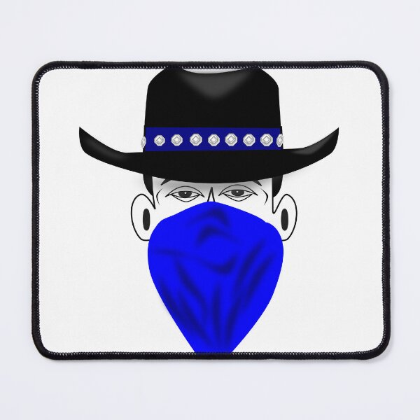 Item preview, Cowboy with a bandanna and a black hat, typically associated with being a bandit designed and sold by greengoodnich.
