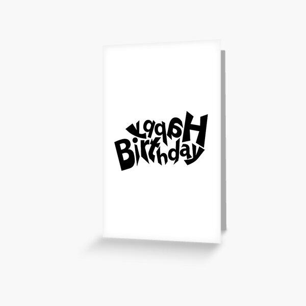 Item preview, Black colored Happy birthday  lettering isolated on white background, design for poster, greeting card, banner, invitation, vector illustration  Happy Birthday typography designed and sold by SuvethaSukumar.