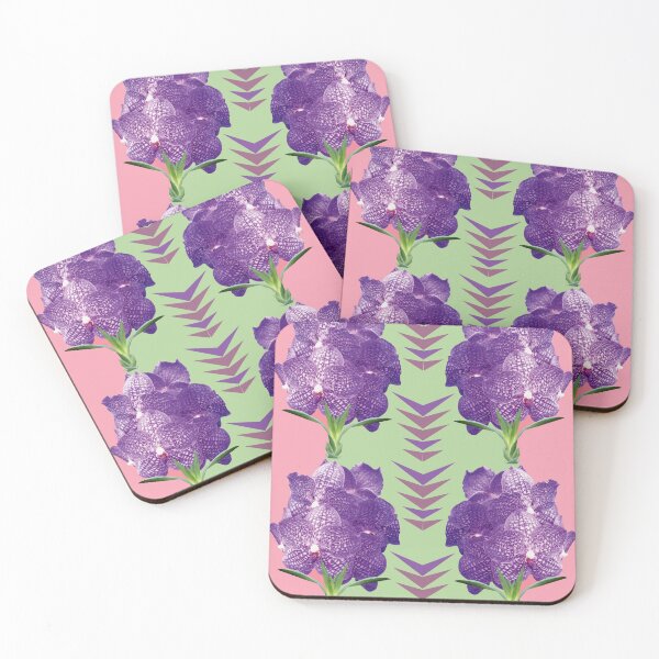 Item preview, Purple orchid design 1 designed and sold by Thecla Mary Correya.