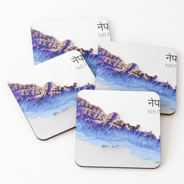 Item preview, Shaded relief map of Nepal designed and sold by joewdavies.