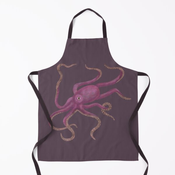 Item preview, Purple octopus, swimming through the ocean designed and sold by PauwieArtStudio.