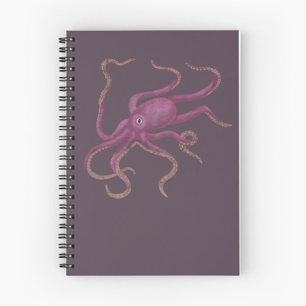 Item preview, Purple octopus, swimming through the ocean designed and sold by PauwieArtStudio.