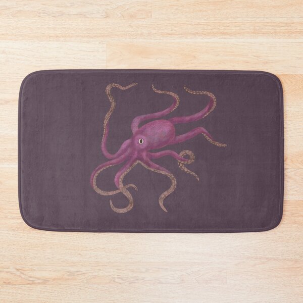 Item preview, Purple octopus, swimming through the ocean designed and sold by PauwieArtStudio.