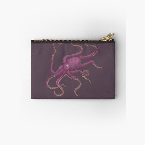 Item preview, Purple octopus, swimming through the ocean designed and sold by PauwieArtStudio.