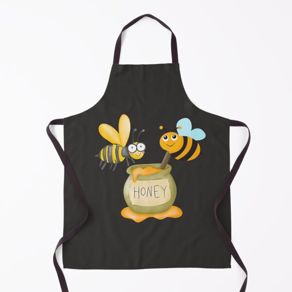 Aperçu de l'œuvre Abeilles mignonnes et miel créée et vendue par Lorify.