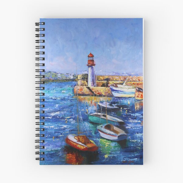 Item preview, Boats Sailboats Seascape lighthouse Helen Berk designed and sold by HelenBerkArt.