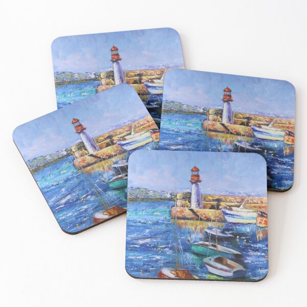 Item preview, Boats Sailboats Seascape lighthouse Helen Berk designed and sold by HelenBerkArt.