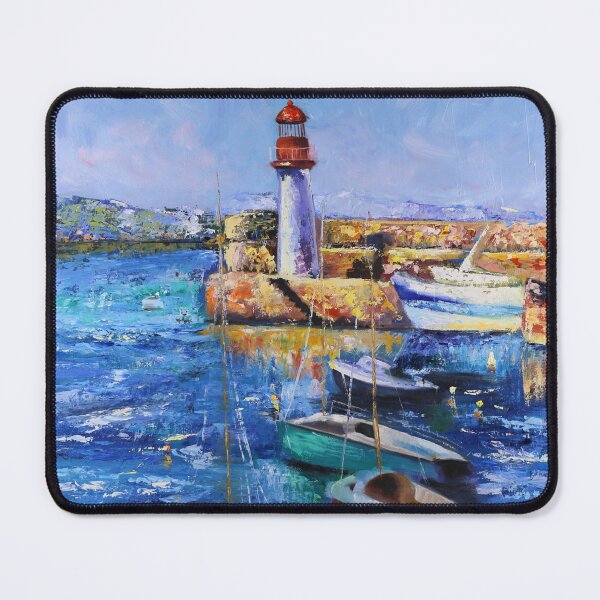 Item preview, Boats Sailboats Seascape lighthouse Helen Berk designed and sold by HelenBerkArt.