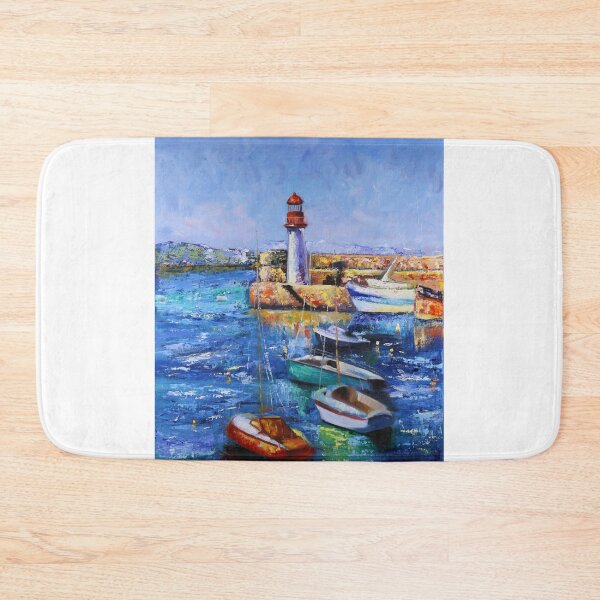 Item preview, Boats Sailboats Seascape lighthouse Helen Berk designed and sold by HelenBerkArt.