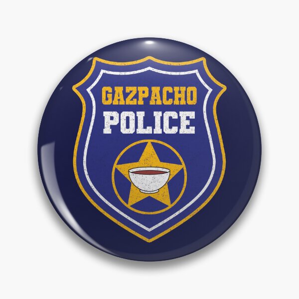 Item preview, Gazpacho Police , Funny Distressed Gazpacho Soup  designed and sold by SaliDesigner.
