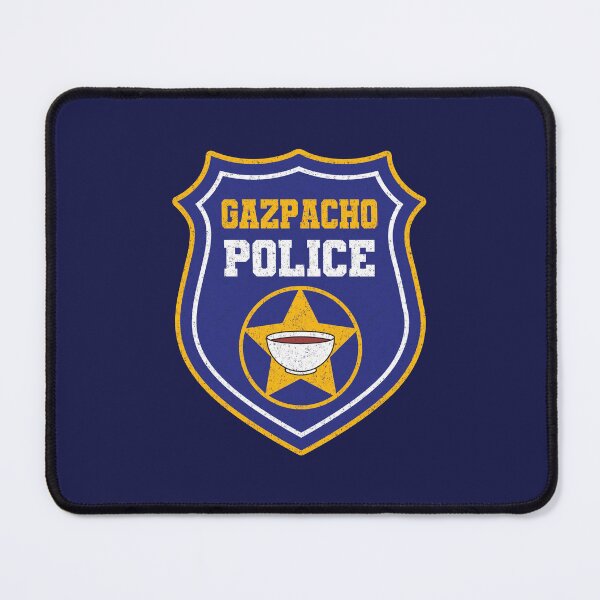 Item preview, Gazpacho Police , Funny Distressed Gazpacho Soup designed and sold by SaliDesigner.