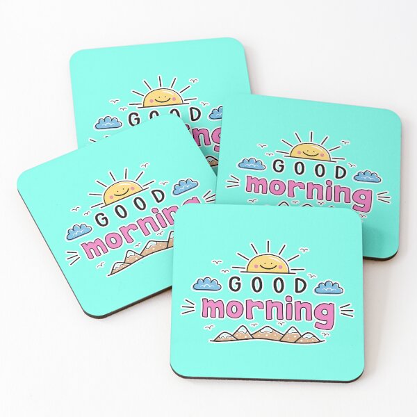 Item preview, GOOD MORNING - wake UP - HELLO WORLD - positive attitude - radiate good vibes - SHINE ON designed and sold by originalsusie.