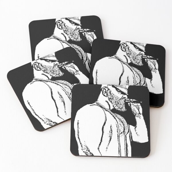 Item preview, Cigar leather gay bearded daddy designed and sold by MadAnt.