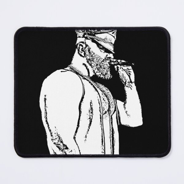 Item preview, Cigar leather gay bearded daddy designed and sold by MadAnt.