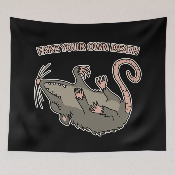 Item preview, Possum - live ugly fake your death designed and sold by ValentinaHramov.