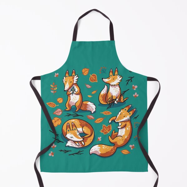 Item preview, Cute foxes in autumn leaves designed and sold by PenguinHouse.