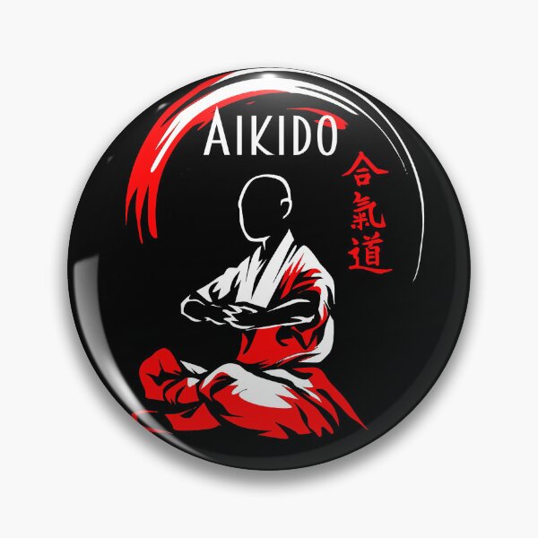 Item preview, Aikido Sensei Meditation - Budo Martial Arts Design designed and sold by Zanshin-Art.