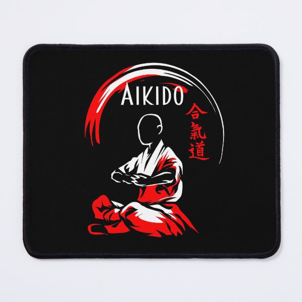 Item preview, Aikido Sensei Meditation - Budo Martial Arts Design designed and sold by Zanshin-Art.