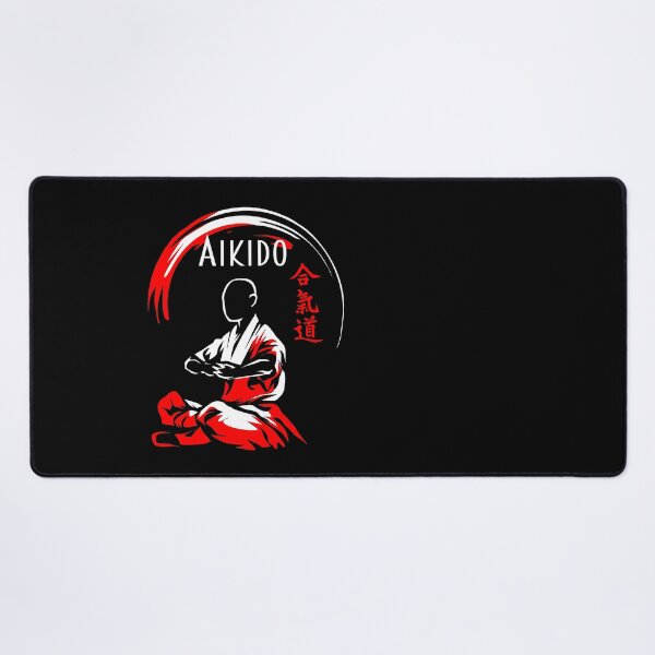 Item preview, Aikido Sensei Meditation - Budo Martial Arts Design designed and sold by Zanshin-Art.