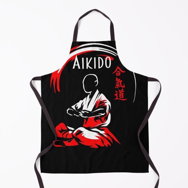 Item preview, Aikido Sensei Meditation - Budo Martial Arts Design designed and sold by Zanshin-Art.
