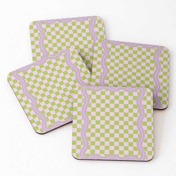 Item preview, 90s Checkerboard - Green-Purple designed and sold by technicolorable_art.