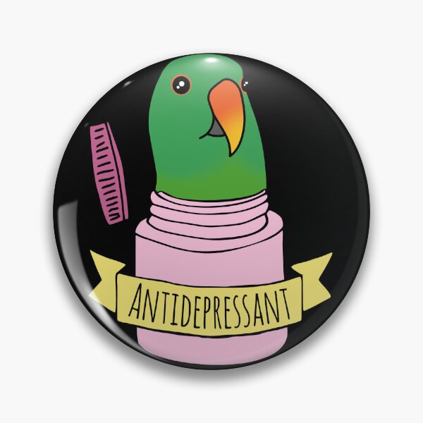 Item preview, Antidepressant male eclectus designed and sold by FandomizedRose.