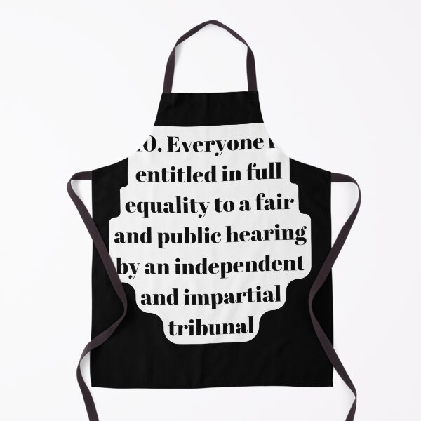 Item preview, Universal Declaration of Human Rights Article 10 designed and sold by Freihalt.