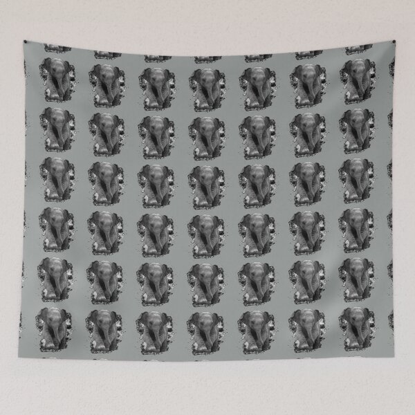 Item preview, a powerful image of an elephant in black and white designed and sold by Anatoly44.