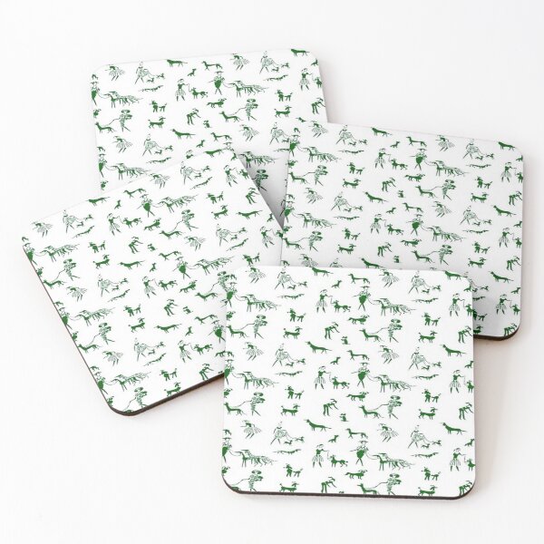 Item preview, Colourful dogs seamless pattern in white designed and sold by nitty73.