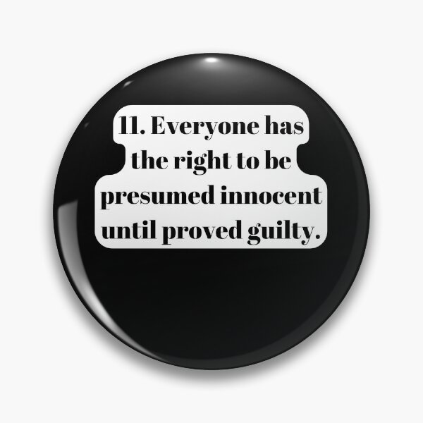 Item preview, Universal Declaration of Human Rights Article 11 designed and sold by Freihalt.