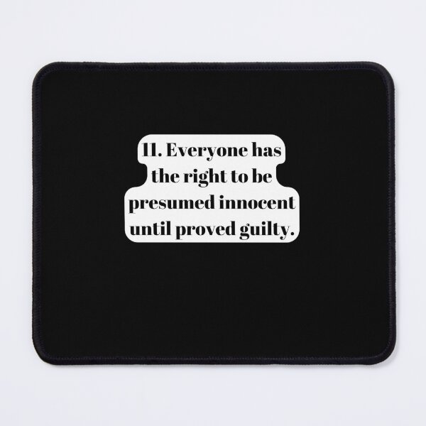 Item preview, Universal Declaration of Human Rights Article 11 designed and sold by Freihalt.