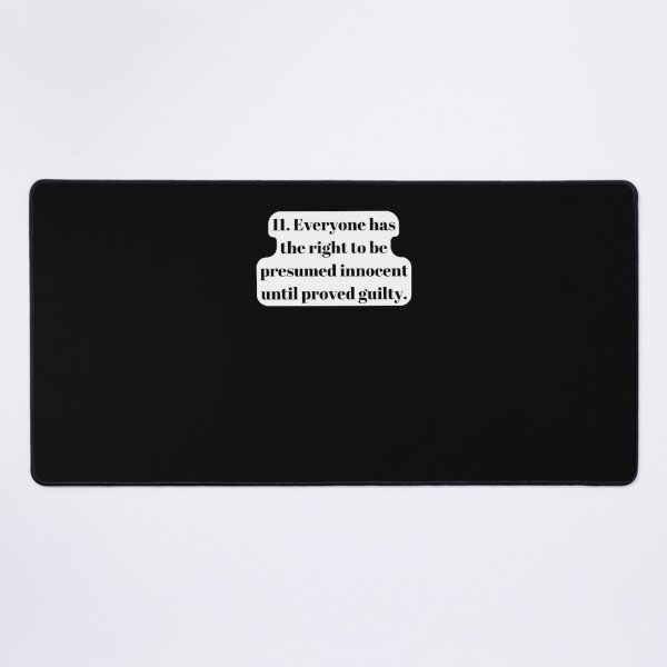 Item preview, Universal Declaration of Human Rights Article 11 designed and sold by Freihalt.