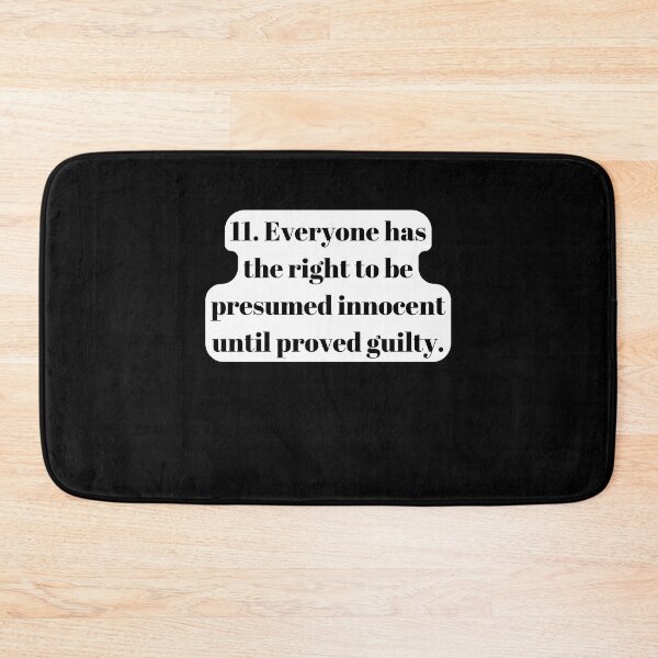 Item preview, Universal Declaration of Human Rights Article 11 designed and sold by Freihalt.