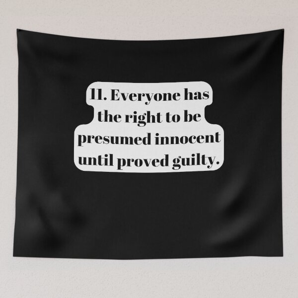 Item preview, Universal Declaration of Human Rights Article 11 designed and sold by Freihalt.