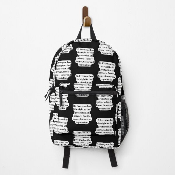 Item preview, Universal Declaration of Human Rights Article 12 designed and sold by Freihalt.