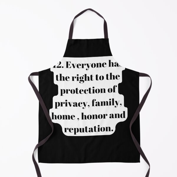 Item preview, Universal Declaration of Human Rights Article 12 designed and sold by Freihalt.