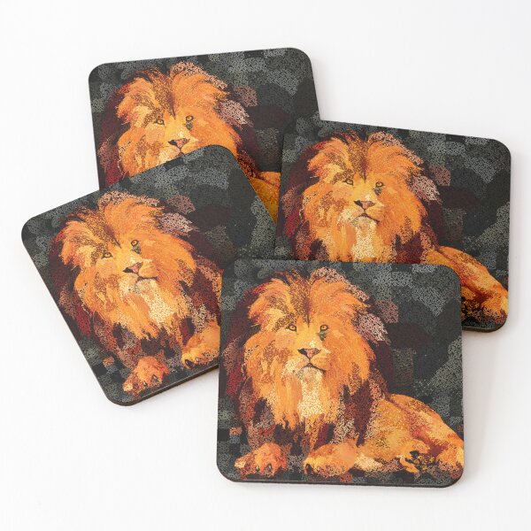 Item preview, Modern Portrait of a Lion designed and sold by Arjen Roos.