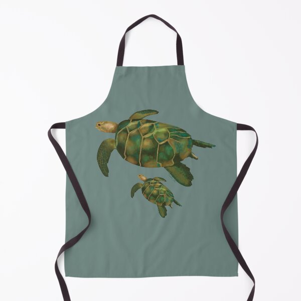 Item preview, magic turtle with his baby designed and sold by PauwieArtStudio.