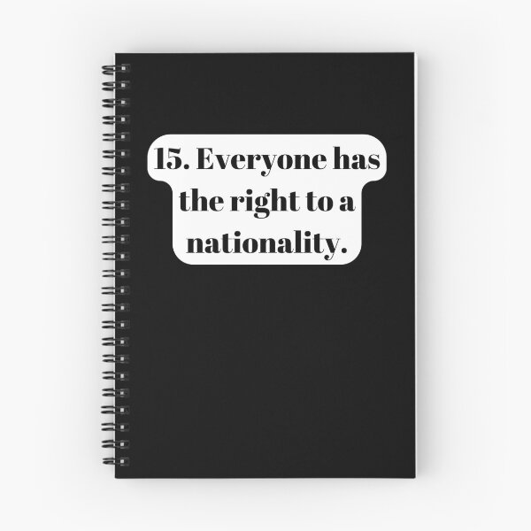 Item preview, Universal Declaration of Human Rights Article 15 designed and sold by Freihalt.