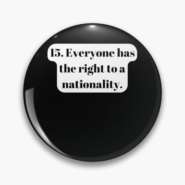 Item preview, Universal Declaration of Human Rights Article 15 designed and sold by Freihalt.