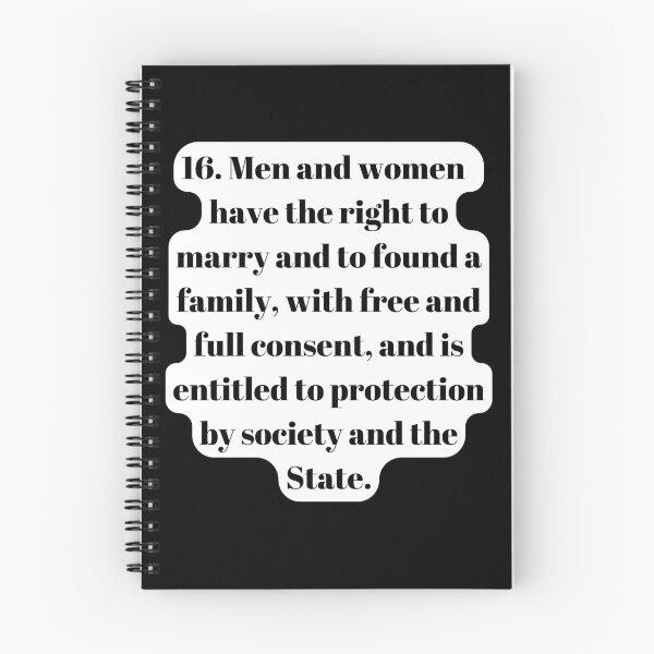 Item preview, Universal Declaration of Human Rights Article 16 designed and sold by Freihalt.