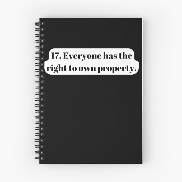 Item preview, Universal Declaration of Human Rights Article 17 designed and sold by Freihalt.