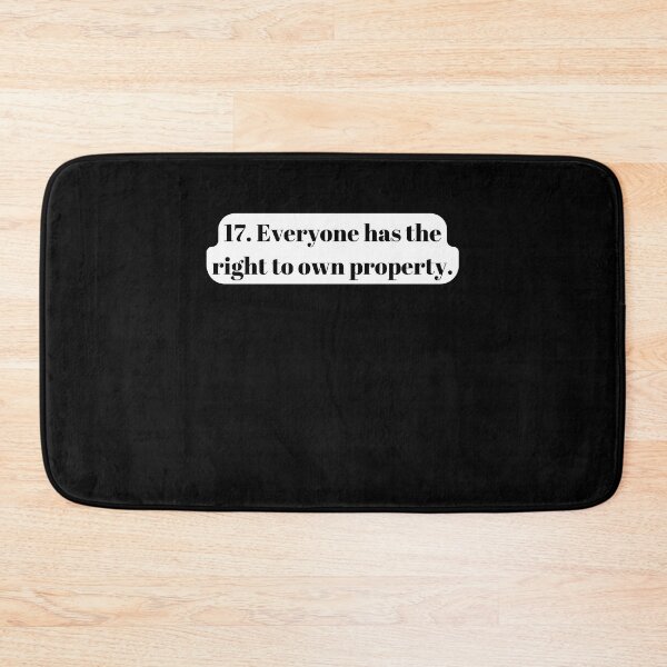 Item preview, Universal Declaration of Human Rights Article 17 designed and sold by Freihalt.