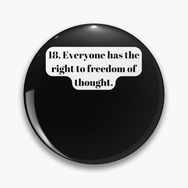 Item preview, Universal Declaration of Human Rights Article 18 designed and sold by Freihalt.