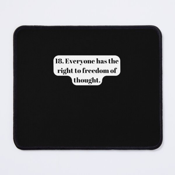 Item preview, Universal Declaration of Human Rights Article 18 designed and sold by Freihalt.
