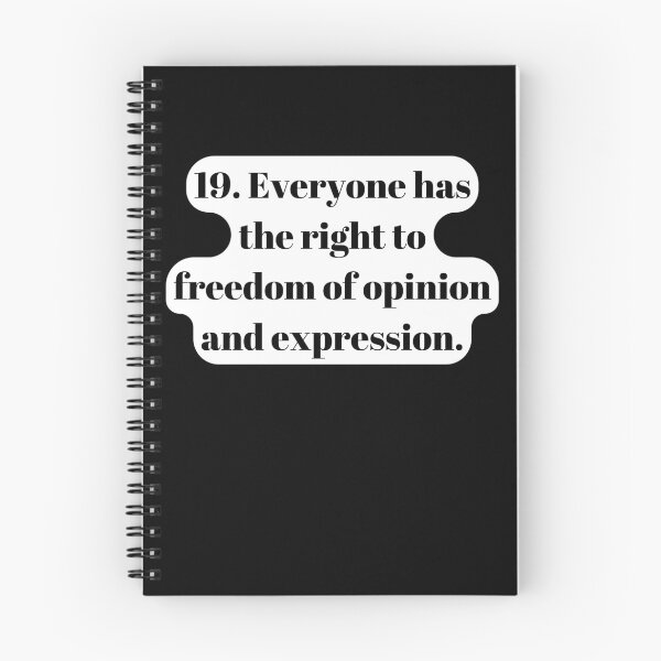 Item preview, Universal Declaration of Human Rights Article 19 designed and sold by Freihalt.