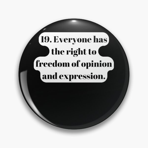 Item preview, Universal Declaration of Human Rights Article 19 designed and sold by Freihalt.