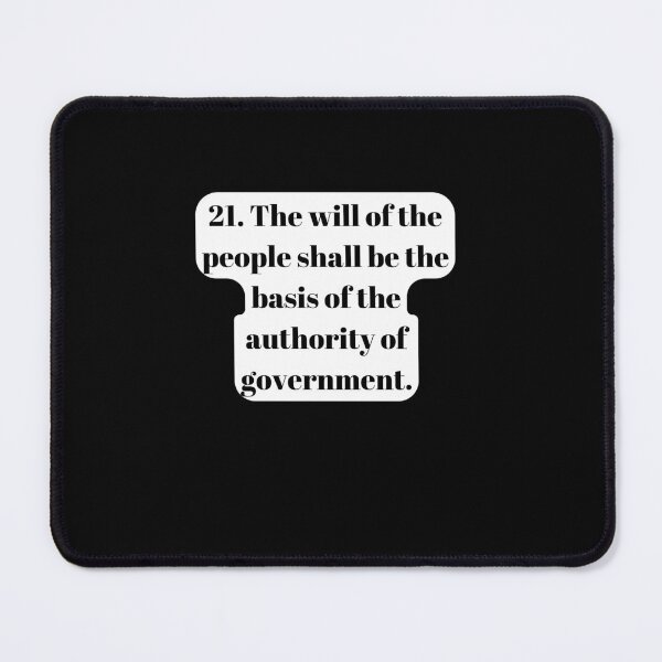 Item preview, Universal Declaration of Human Rights Article 21 designed and sold by Freihalt.