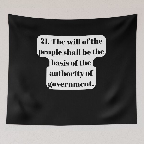 Item preview, Universal Declaration of Human Rights Article 21 designed and sold by Freihalt.